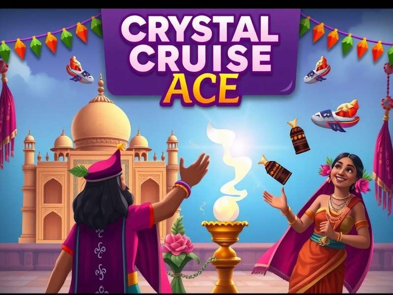 Crystal Cruise Ace Indian players celebrating in-game festival